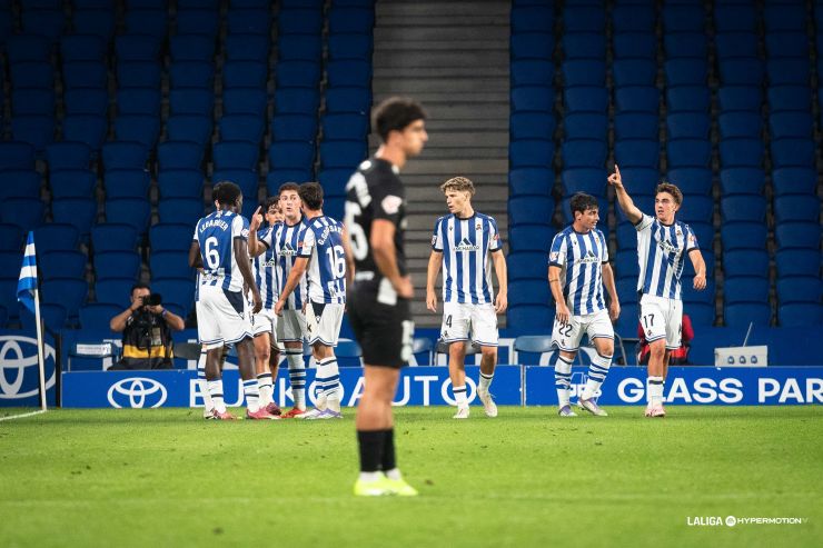 La Real Sociedad B vuelve a la senda del triunfo tras imponerse al FC Andorra