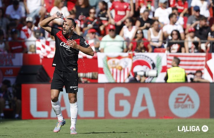 Así inició Muriqi la remontada del Mallorca en Sevilla
