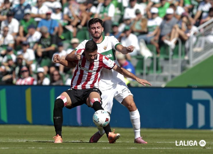 Empate sin goles entre el Elche y el Athletic Club
