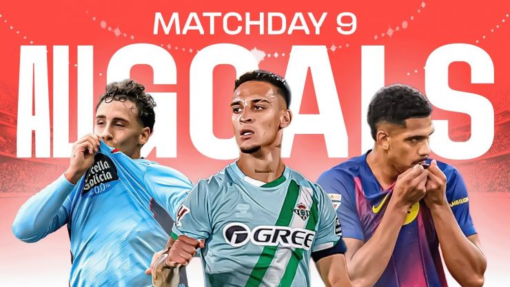 Todos los goles de la jornada 9 de LALIGA EA SPORTS 2025/26