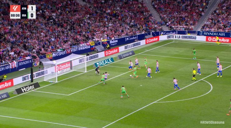 La parada salvadora de Oblak ante el CA Osasuna