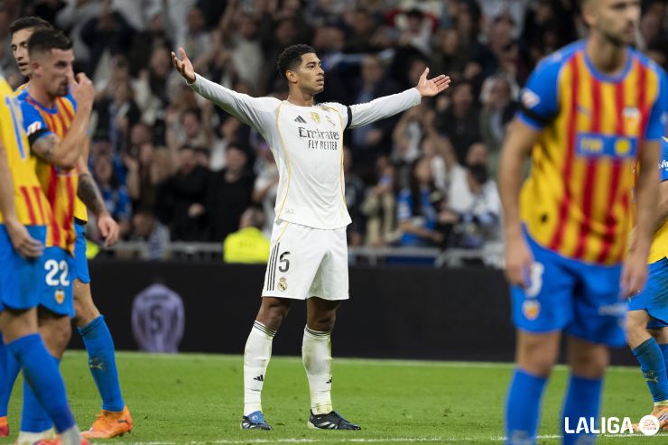 La combinación letal que llevó al golazo de Bellingham ante el Valencia