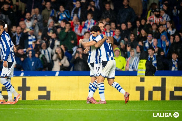 El gol de Guedes en el derbi vasco