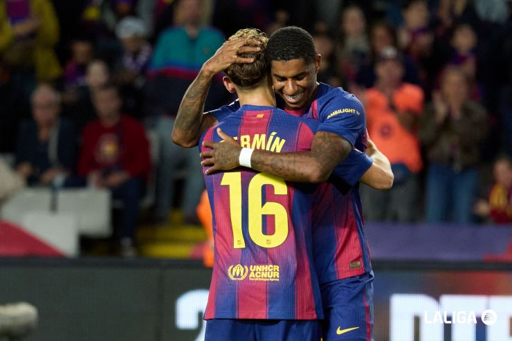 Lamine, Ferran y Rashford devuelven la sonrisa al FC Barcelona en una noche de reencuentro