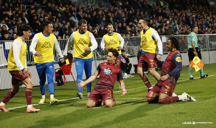 El Dépor vence al Real Zaragoza en el Ibercaja Estadio