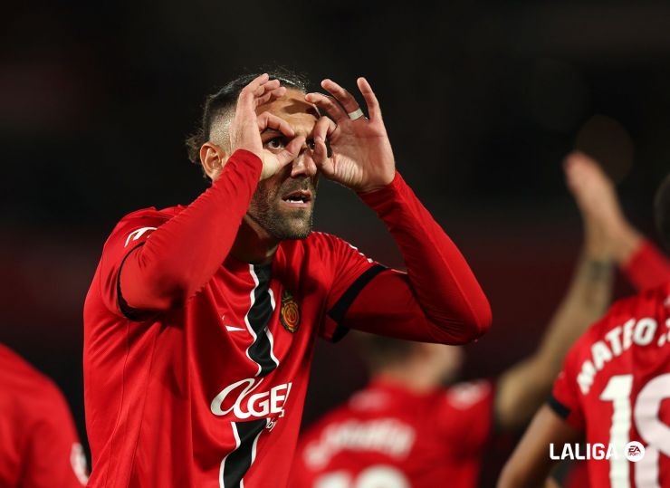 Muriqi encuentra el camino para el RCD Mallorca ante el Getafe