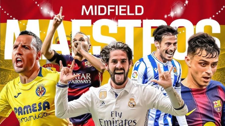 Centrocampistas españoles de leyenda en LALIGA EA SPORTS