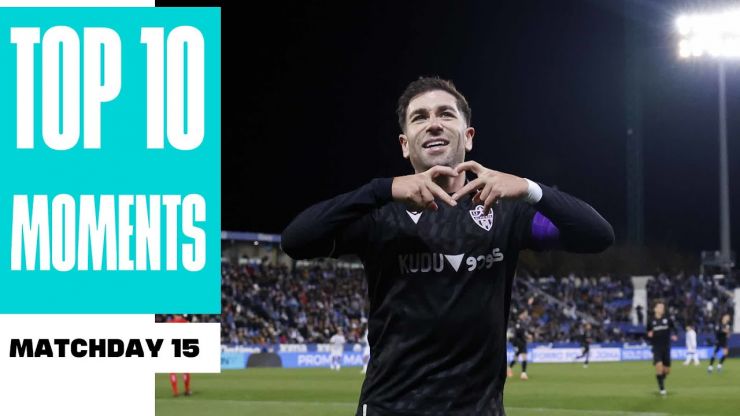 Los mejores momentos de la jornada 15 de LALIGA HYPERMOTION