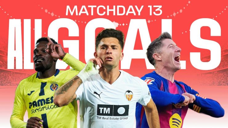 Todos los goles de la jornada 13 de LALIGA EA SPORTS 2025/26