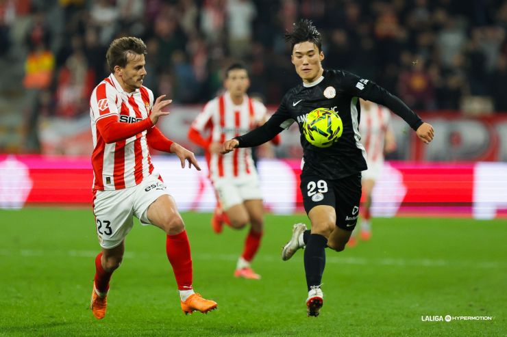 Reparto de puntos en el partido entre Real Sporting y Andorra.