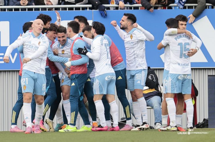 El Real Zaragoza vence al CD Leganés y sigue soñando