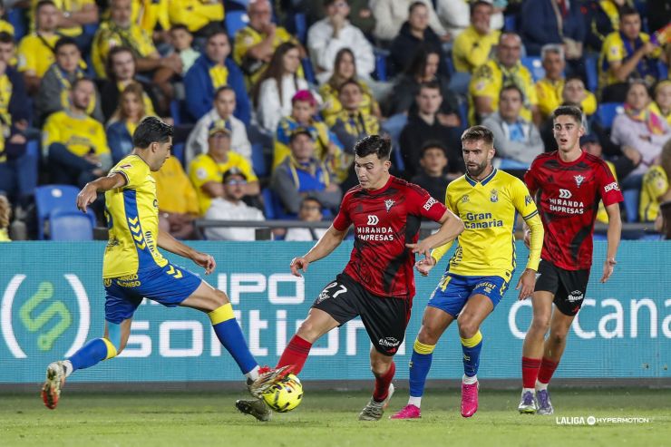 UD Las Palmas y CD Mirandés empatan en un encuentro sin goles