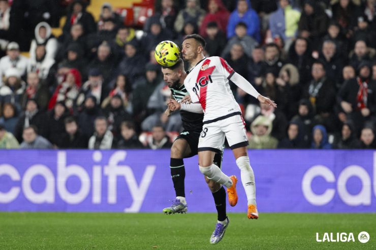 Empate sin goles entre Rayo Vallecano y Real Betis