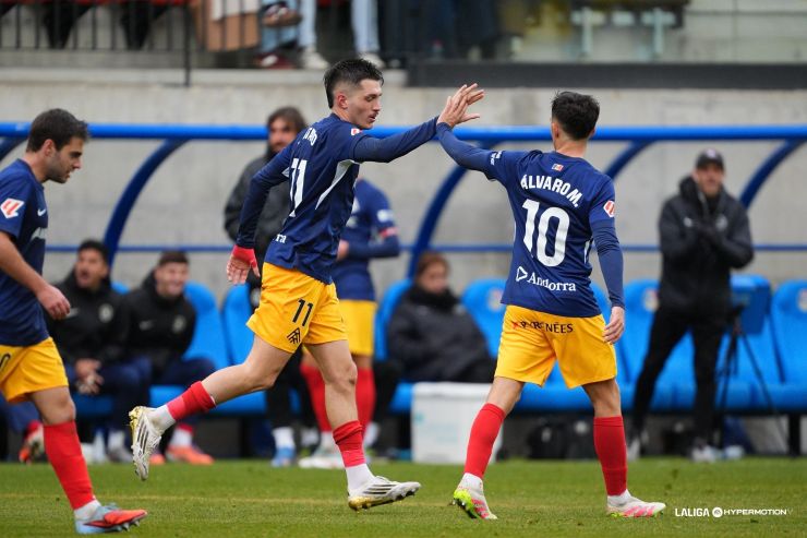 Lautaro de León se vistió de héroe para darle la victoria al FC Andorra.