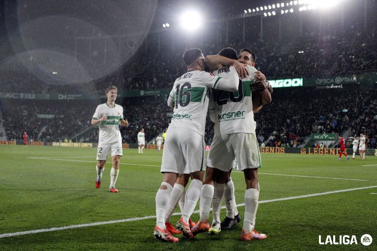 Goleada del Elche CF para poner la guinda a un 2025 de ensueño