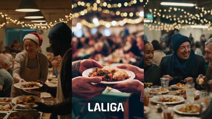 LALIGA y los clubes refuerzan su compromiso social esta Navidad colaborando con comedores de toda España