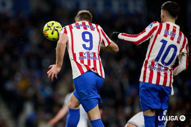 Martillazo de Sørloth a pase de Giuliano Simeone