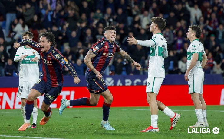 Matturro le da el triunfo al Levante UD en el descuento