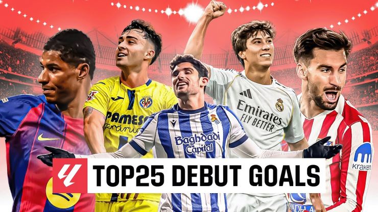 Los 25 mejores goles de debutantes en LALIGA EA SPORTS 2025/26