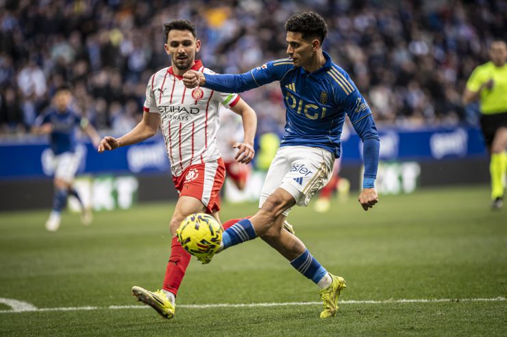 El gol de Ilyas que ilusiona al Real Oviedo con la permanencia