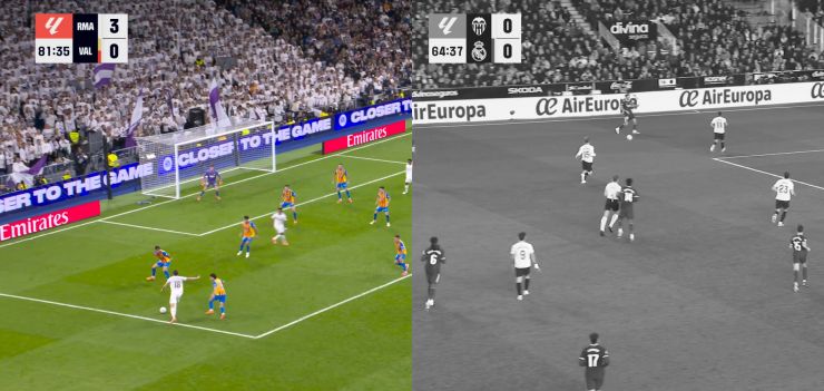 Álvaro Carreras, especialista en golazos ante el Valencia CF