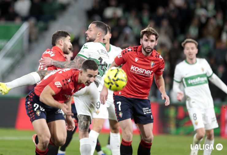 Elche CF y CA Osasuna igualan a cero en el Martínez Valero