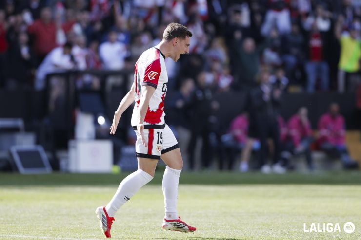 De Frutos, en su 'prime' con el Rayo Vallecano