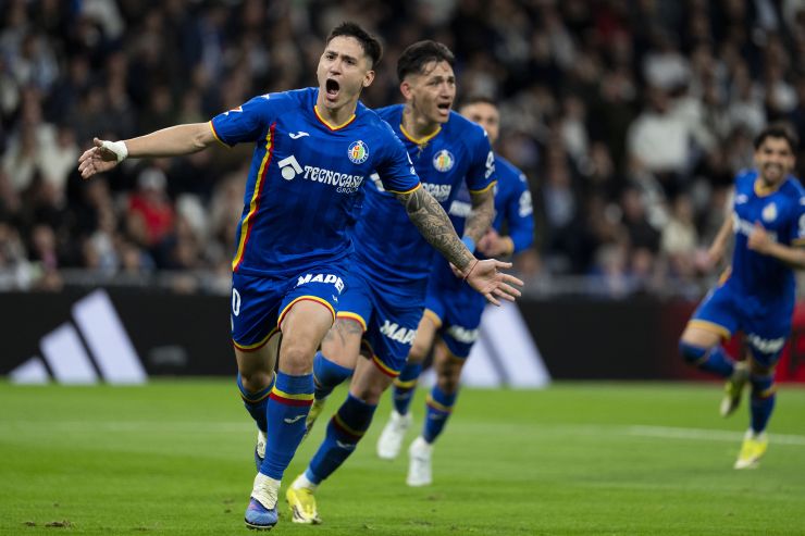 El Getafe logra los tres puntos en el Bernabeu con un golazo de Satriano