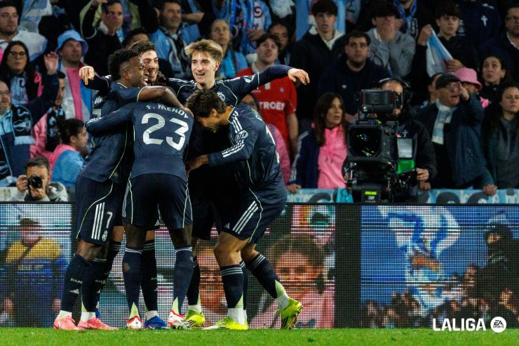 Valverde rescata al Real Madrid en su visita al Celta