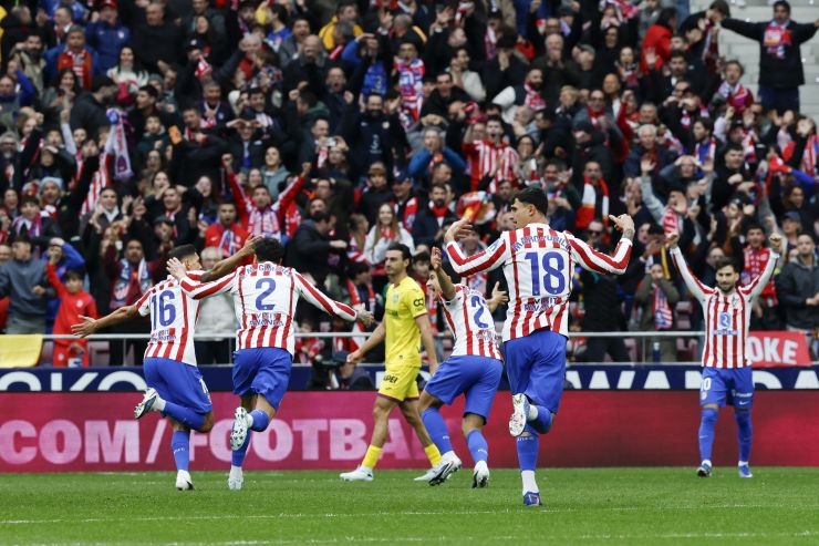 Un golazo de Molina sella la cuarta victoria consecutiva del Atleti