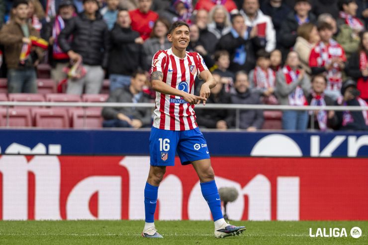 Obús de Nahuel Molina... y así reacciona el 'Cholo' Simeone