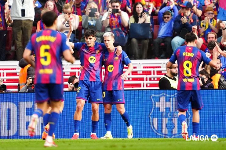 El Barça ejecuta la pizarra a la perfección… y Dani Olmo no perdona