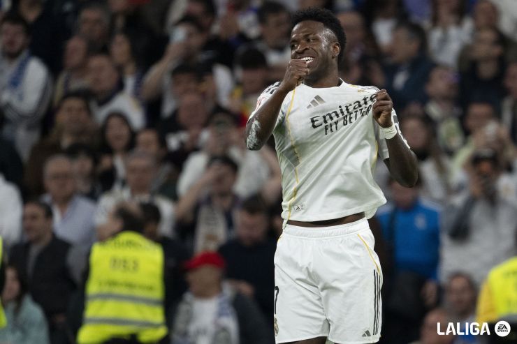 Golazo 'made in Vini' para remontar el derbi madrileño