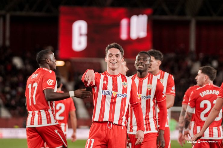La UD Almería gana y se coloca en puestos de ascenso directo