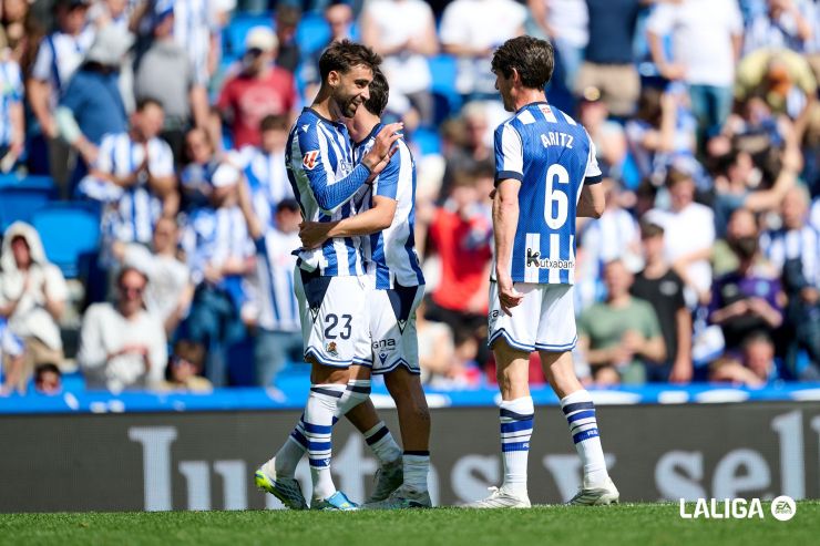 Brais Méndez remata una jugada colectiva para cerrar el partido