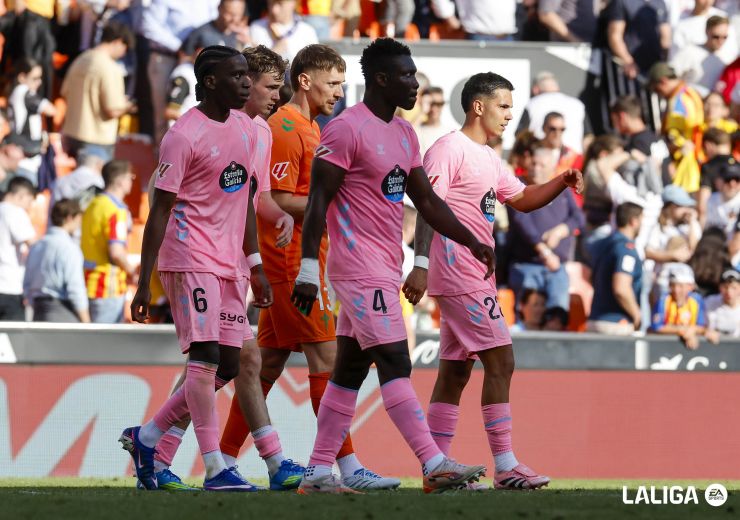 El Celta remonta en Mestalla y se reafirma en la pelea europea