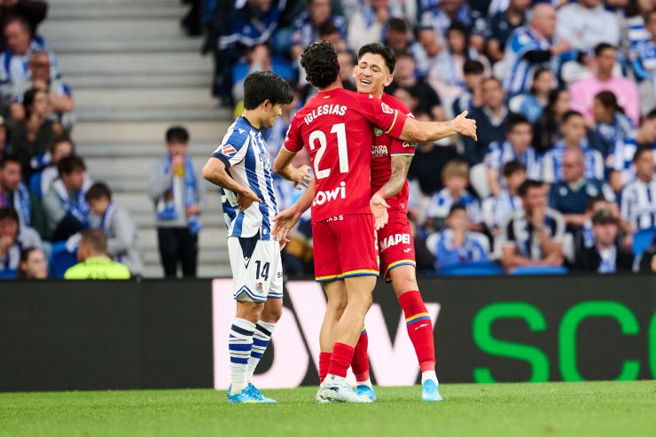 El Getafe sueña con Europa tras ganar en Anoeta