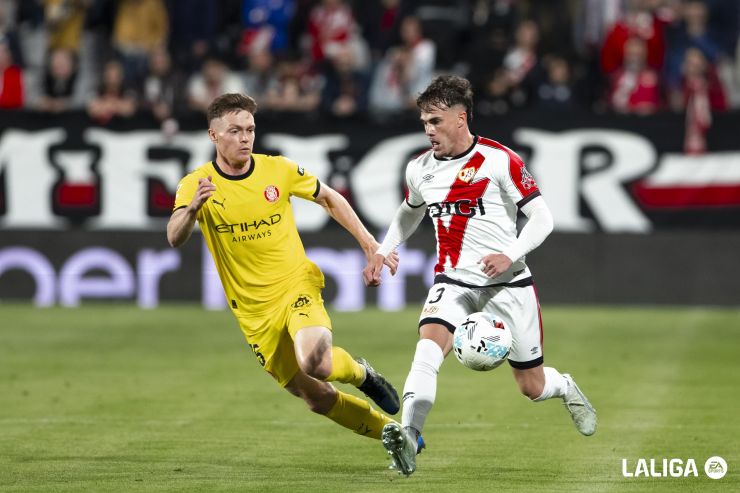 Rayo Vallecano y Girona FC empatan en los minutos finales