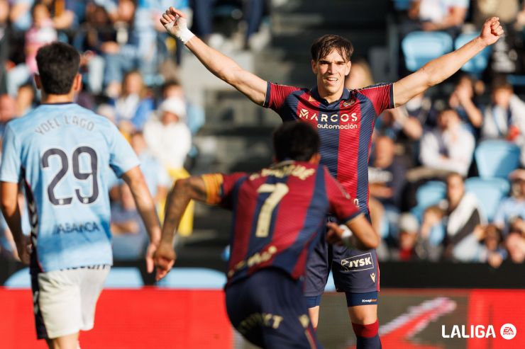 Remontada con victoria del Levante UD en Balaídos