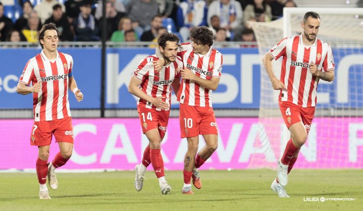 El Sporting complica mucho la permanencia del Real Zaragoza