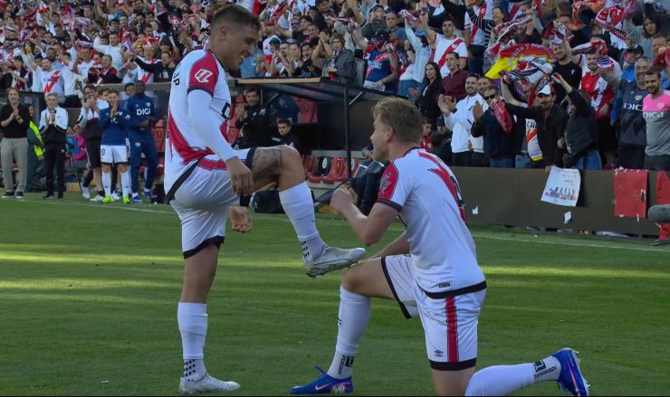 El gol de Alemão que acerca de nuevo al Rayo Vallecano a Europa