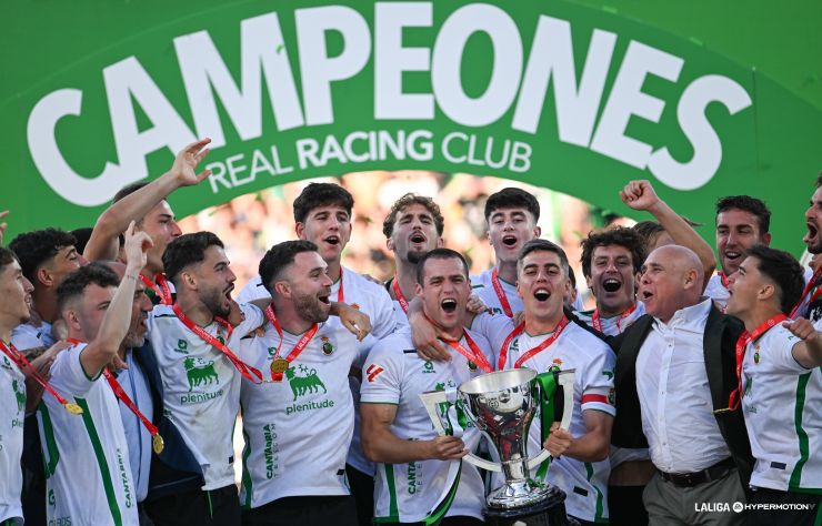 El Real Racing Club termina la temporada como campeón de LALIGA HYPERMOTION