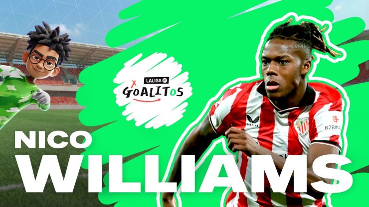 Siente la velocidad de Nico Williams sobre el césped | GOALITOS - capítulo 4