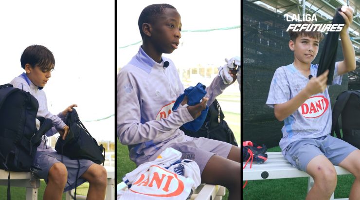 ¿Qué hay dentro de la mochila de un jugador de LALIGA FC FUTURES?