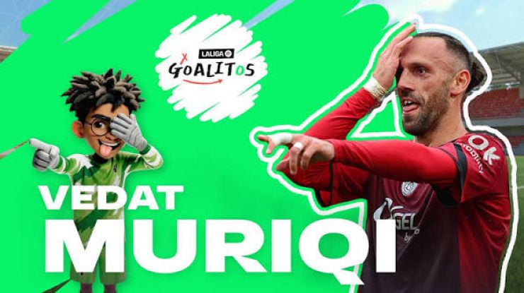 Marca como un pirata con Vedat Muriqi | GOALITOS - capítulo 6
