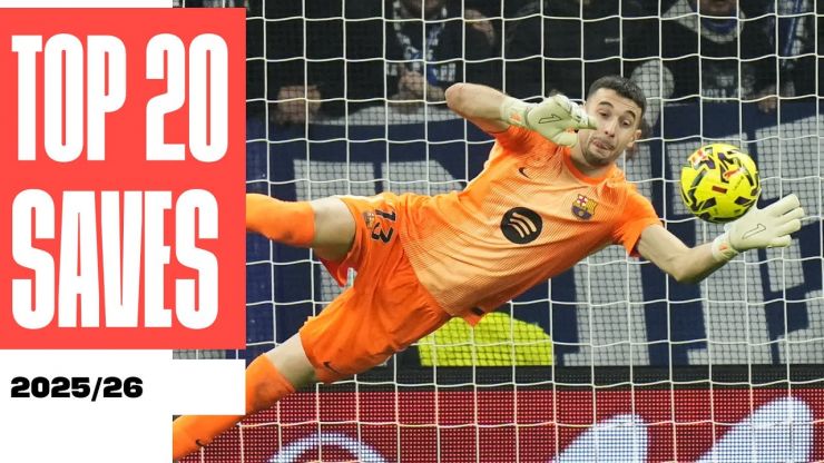 Las 20 mejores paradas de LALIGA EA SPORTS 2025/26