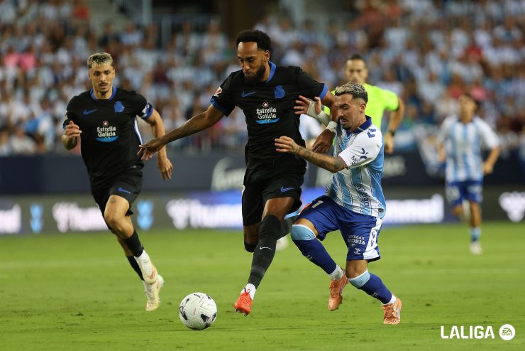 Málaga CF y RC Deportivo firman las tablas