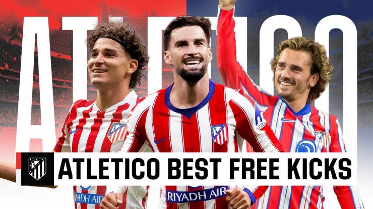 Los mejores goles de falta del Atlético de Madrid