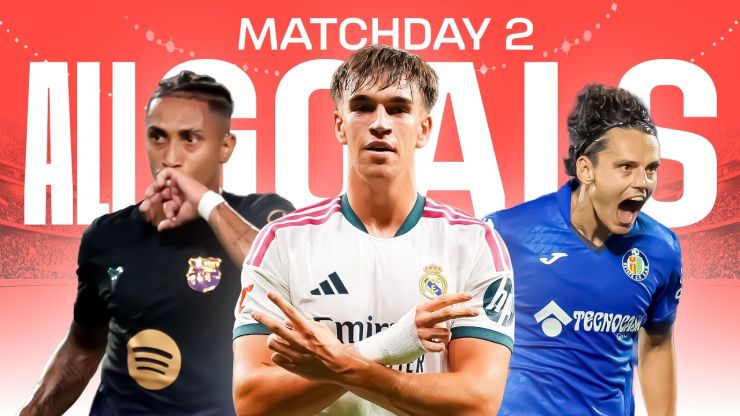 Todos los goles de la jornada 2 en LALIGA EA SPORTS 2026/27