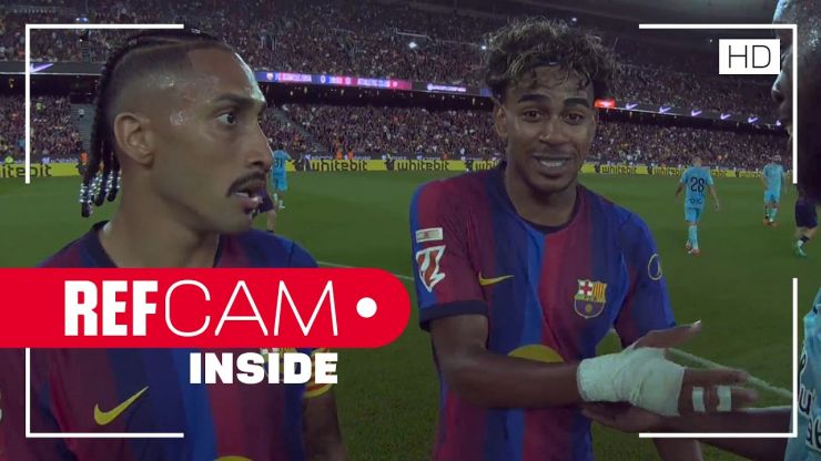 Así se vivió el FC Barcelona - Rayo Vallecano desde la RefCam